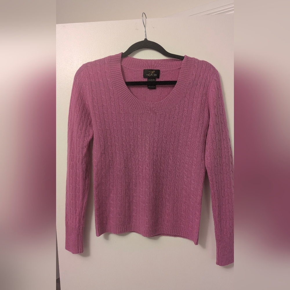 Cashmere Cable Knit Sweater